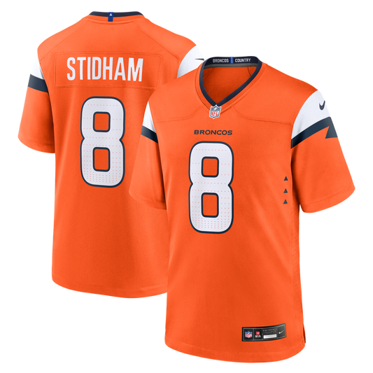 Jarrett Stidham Denver Broncos Team Game Jersey - Orange