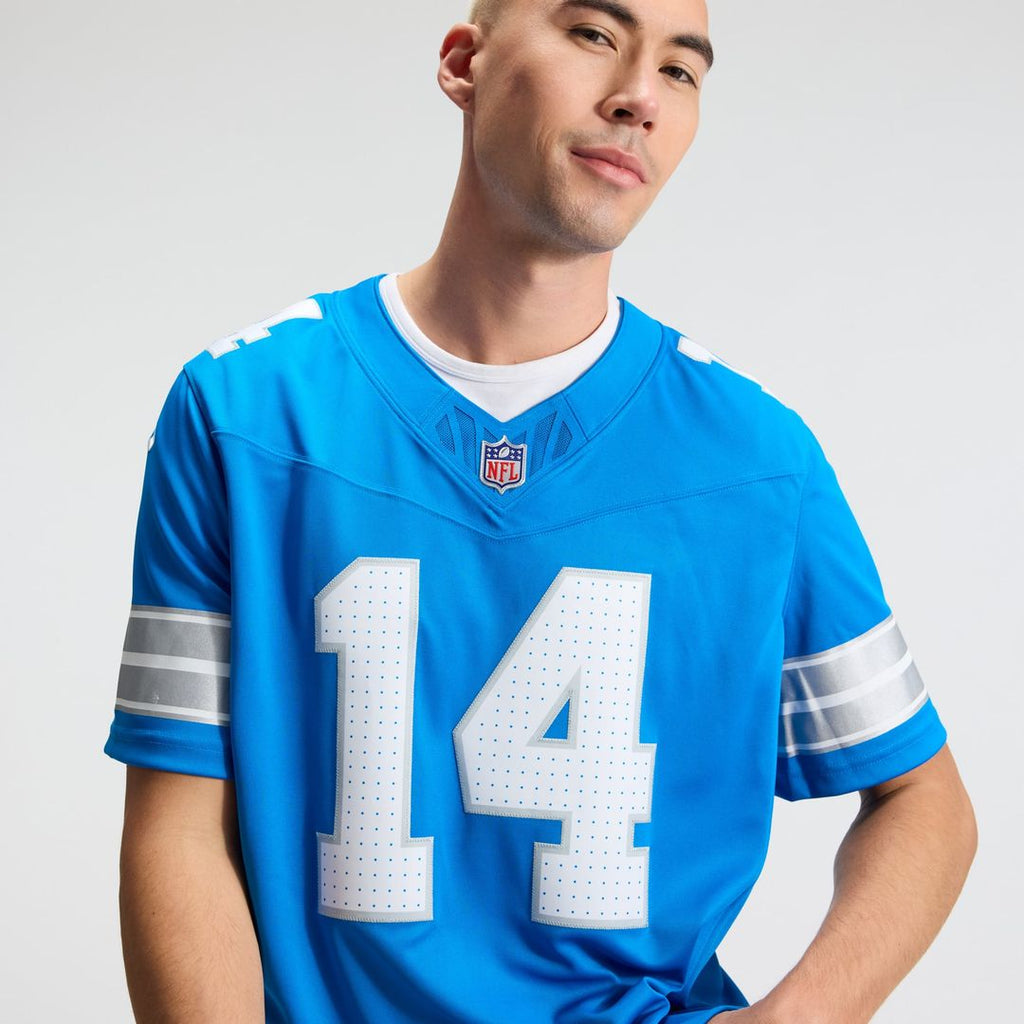 Amon - Ra St. Brown Detroit Lions Team Vapor F.U.S.E. Stitched Limited Jersey - Blue