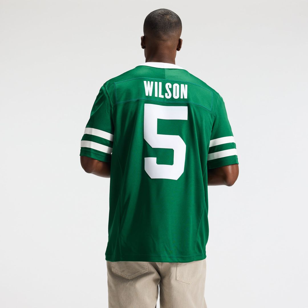 Garrett Wilson New York Jets Team Vapor F.U.S.E. Stitched Limited Jersey - Legacy Green