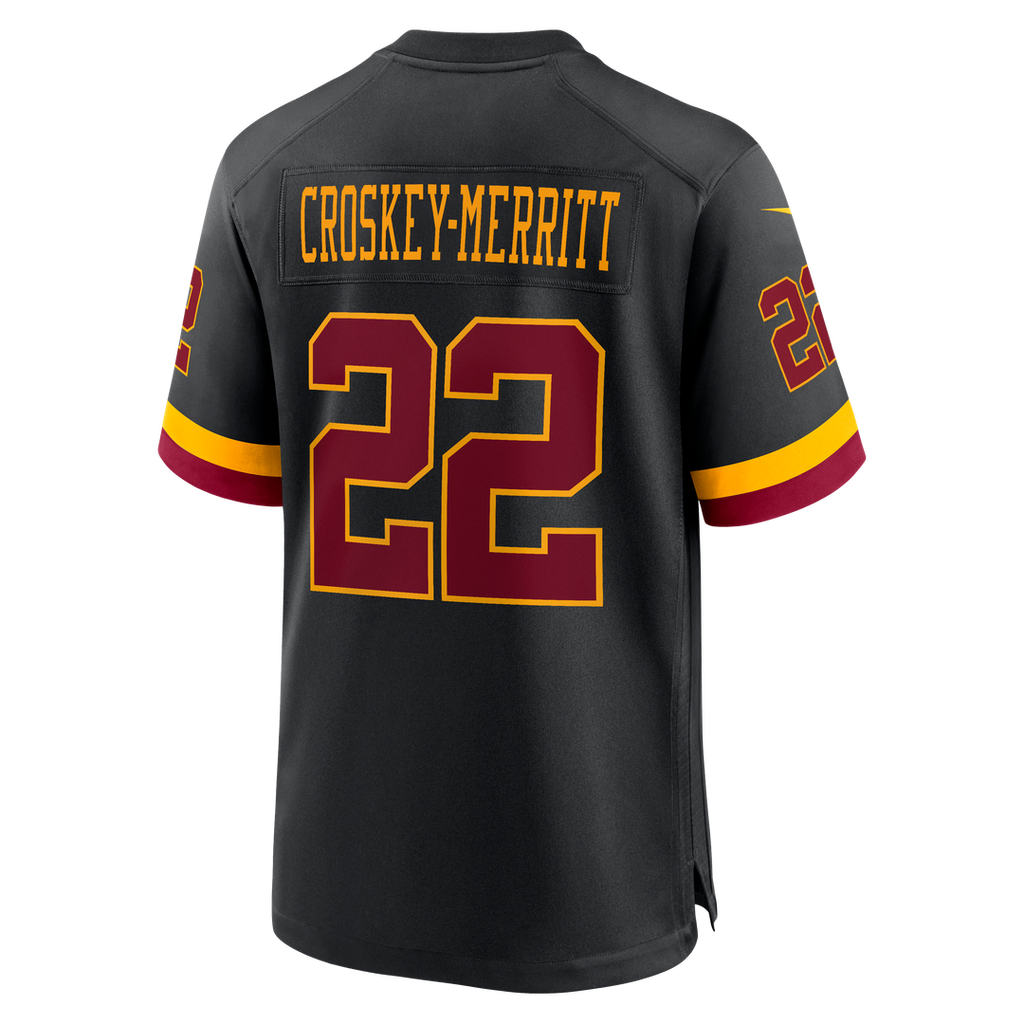 Jacory Croskey - Merritt Washington Commanders Game Jersey - Burgundy