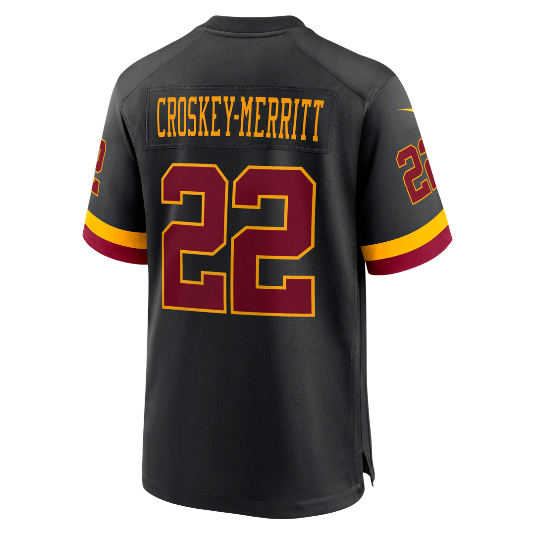 Jacory Croskey - Merritt Washington Commanders Game Super Bowl Era Jersey - White