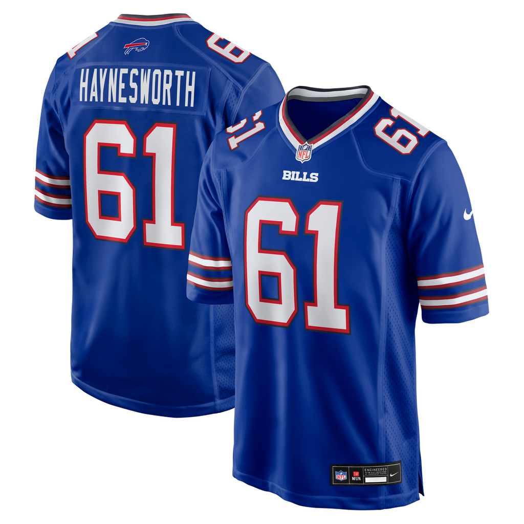 Sincere Haynesworth Buffalo Bills Team Game Jersey - Royal