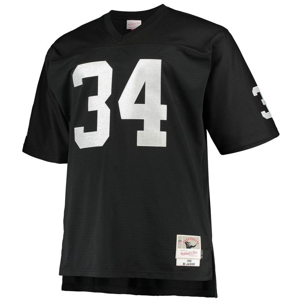 Bo Jackson Las Vegas Raiders Big & Tall 1988 Retired Player Replica Jersey - White