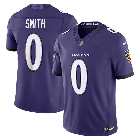 Roquan Smith Baltimore Ravens Team Vapor F.U.S.E. Stitched Limited Jersey - Purple