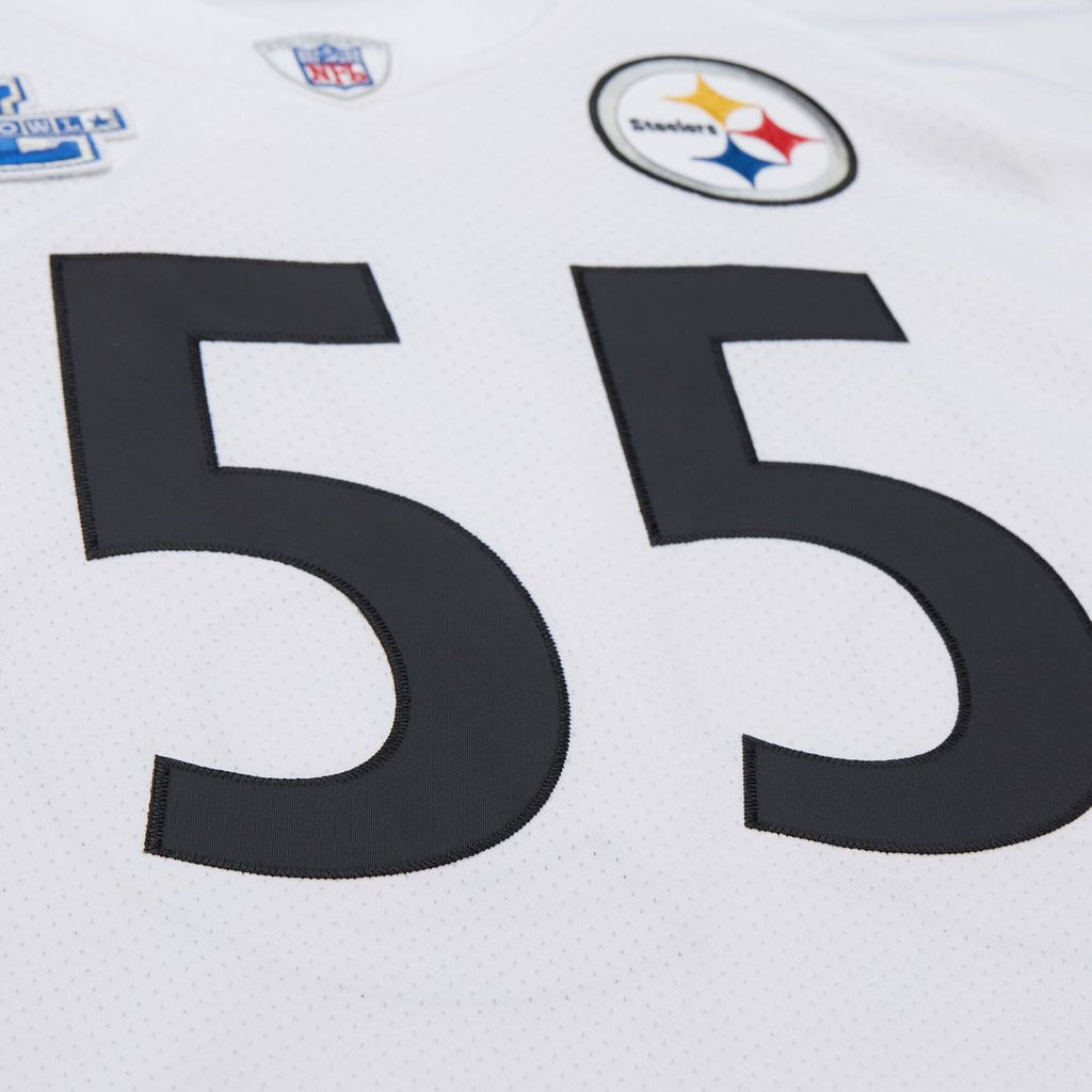 Joey Porter Pittsburgh Steelers 2005 Authentic Throwback Retired Player Jersey - White
