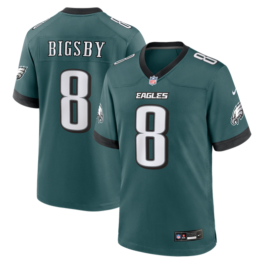 Tank Bigsby Philadelphia Eagles Team Game Jersey - Midnight Green