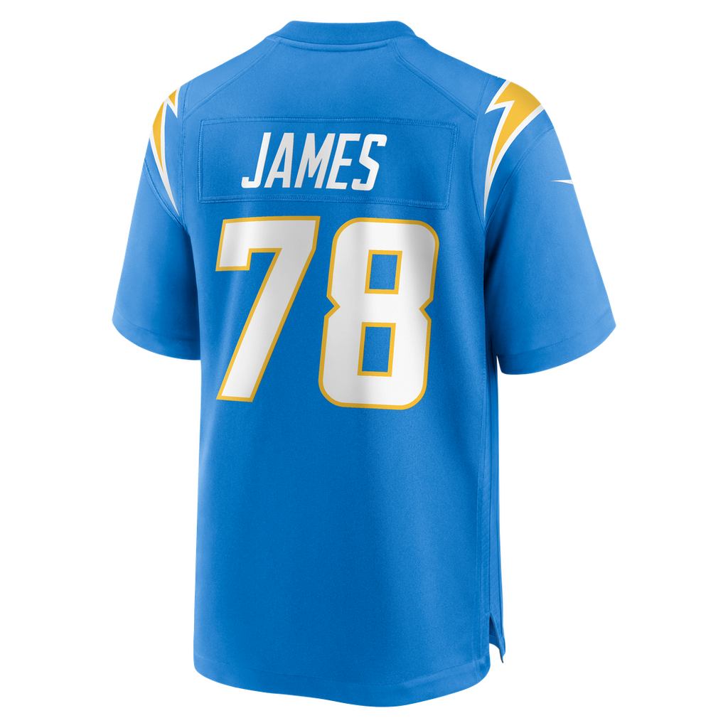 Andre James Los Angeles Chargers Team Game Jersey - Powder Blue