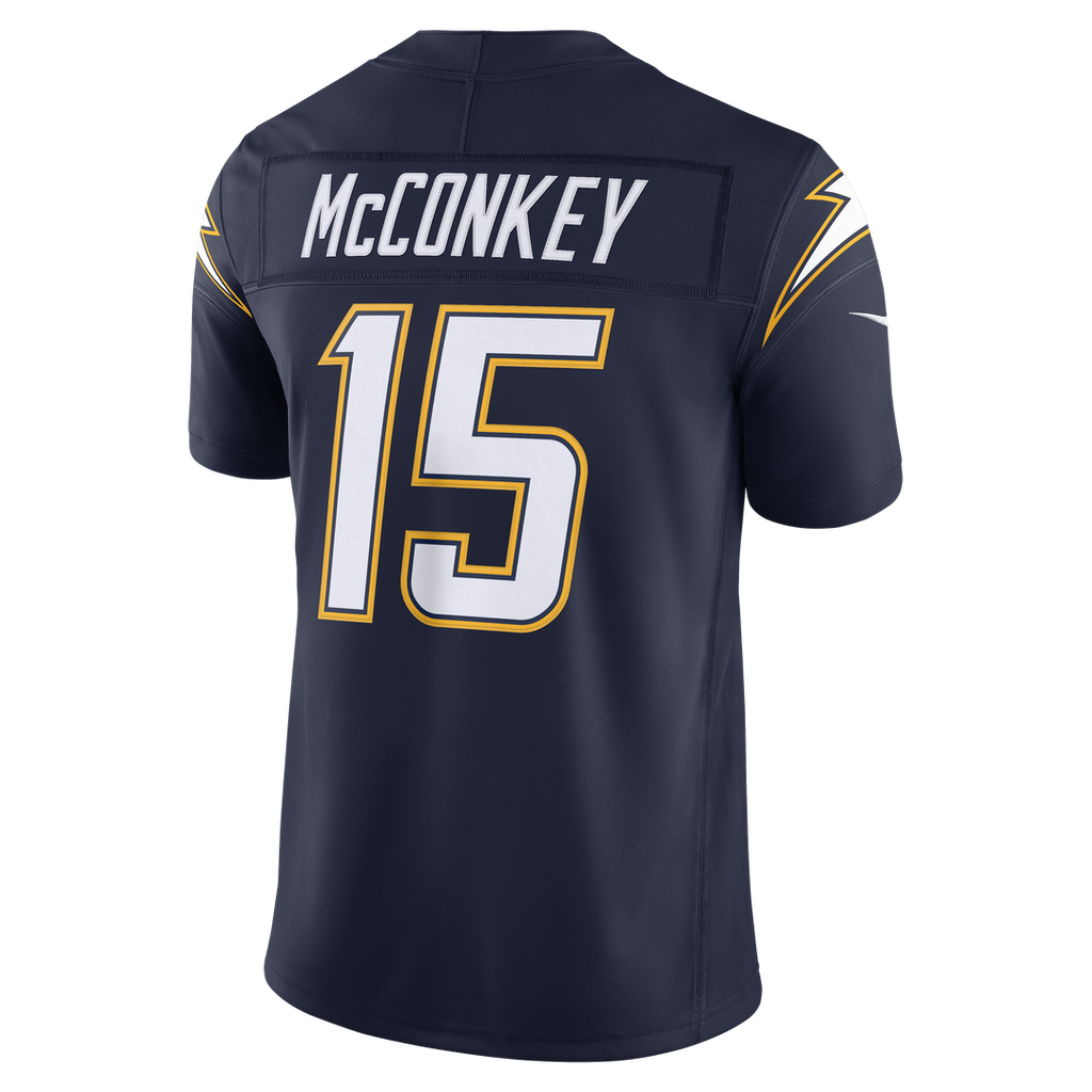 Ladd McConkey Los Angeles Chargers Team Vapor F.U.S.E. Stitched Limited Jersey - Powder Blue
