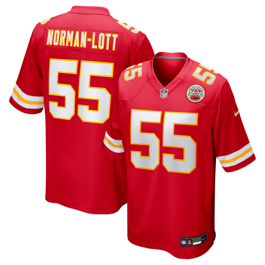 Omarr Norman - Lott Kansas City Chiefs Team Game Jersey - Red