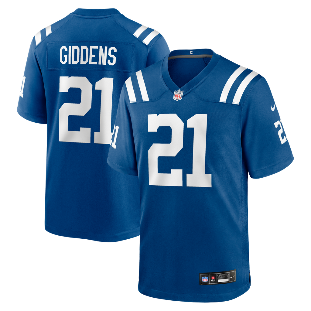 DJ Giddens Indianapolis Colts Team Game Jersey - Royal
