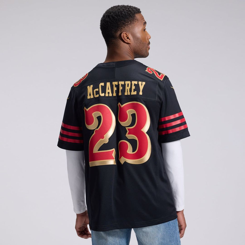 Christian McCaffrey San Francisco 49ers Rivalries Collection Stitched Limited Jersey - Black