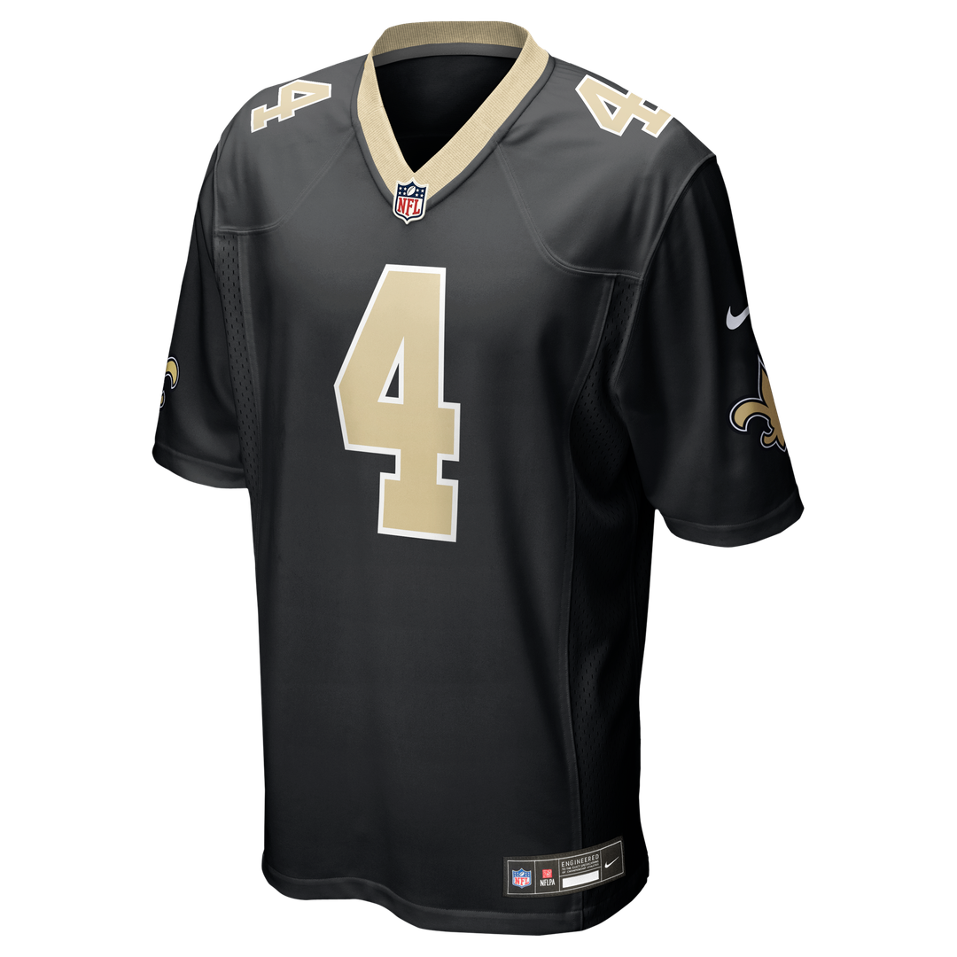 Oscar Delp New Orleans Saints Team Game Jersey - Black