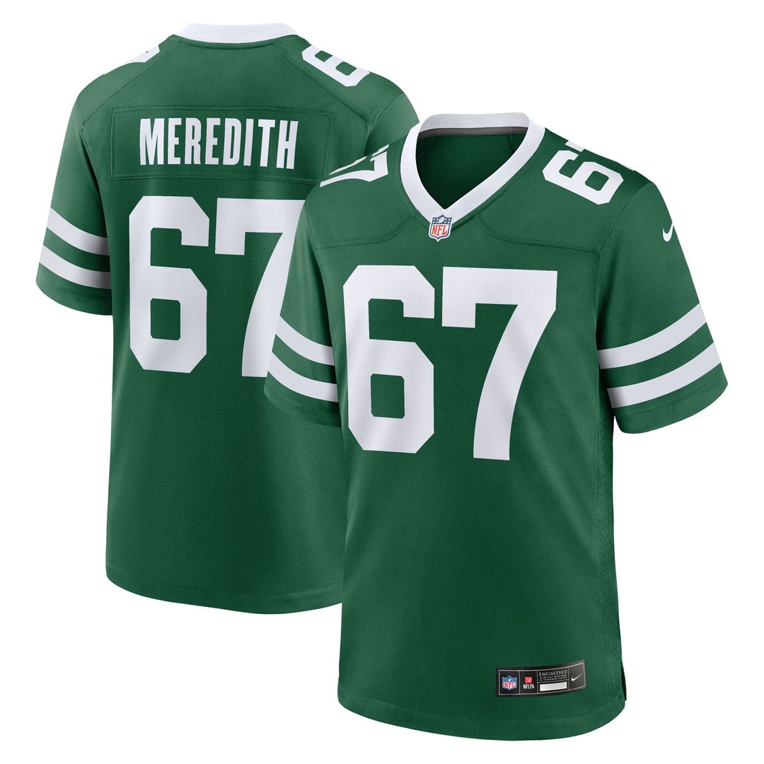 Jordan Meredith New York Jets Team Game Jersey - Legacy Green
