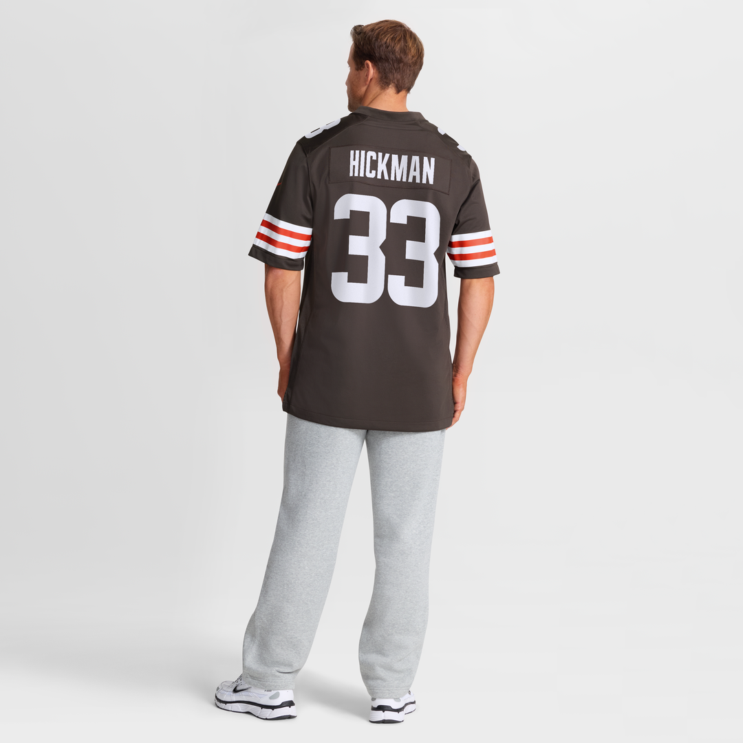 Ronnie Hickman Cleveland Browns Team Game Jersey - Brown