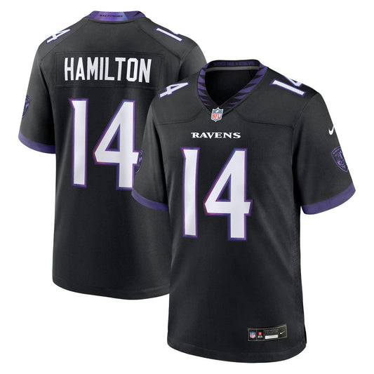 Kyle Hamilton Baltimore Ravens Alternate Game Jersey - Black