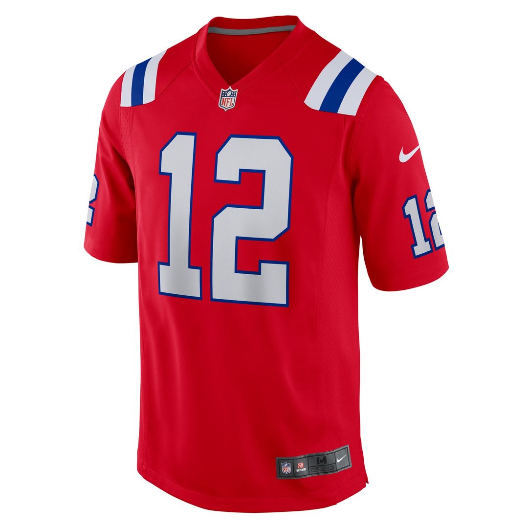 Tom Brady New England Patriots Retired Game Jersey - White