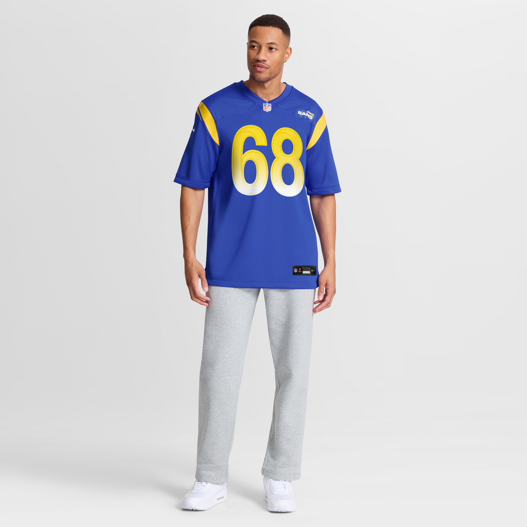Mike McAllister Los Angeles Rams Home Game Jersey - Royal