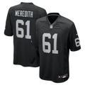 Jordan Meredith Las Vegas Raiders Game Player Jersey - Black