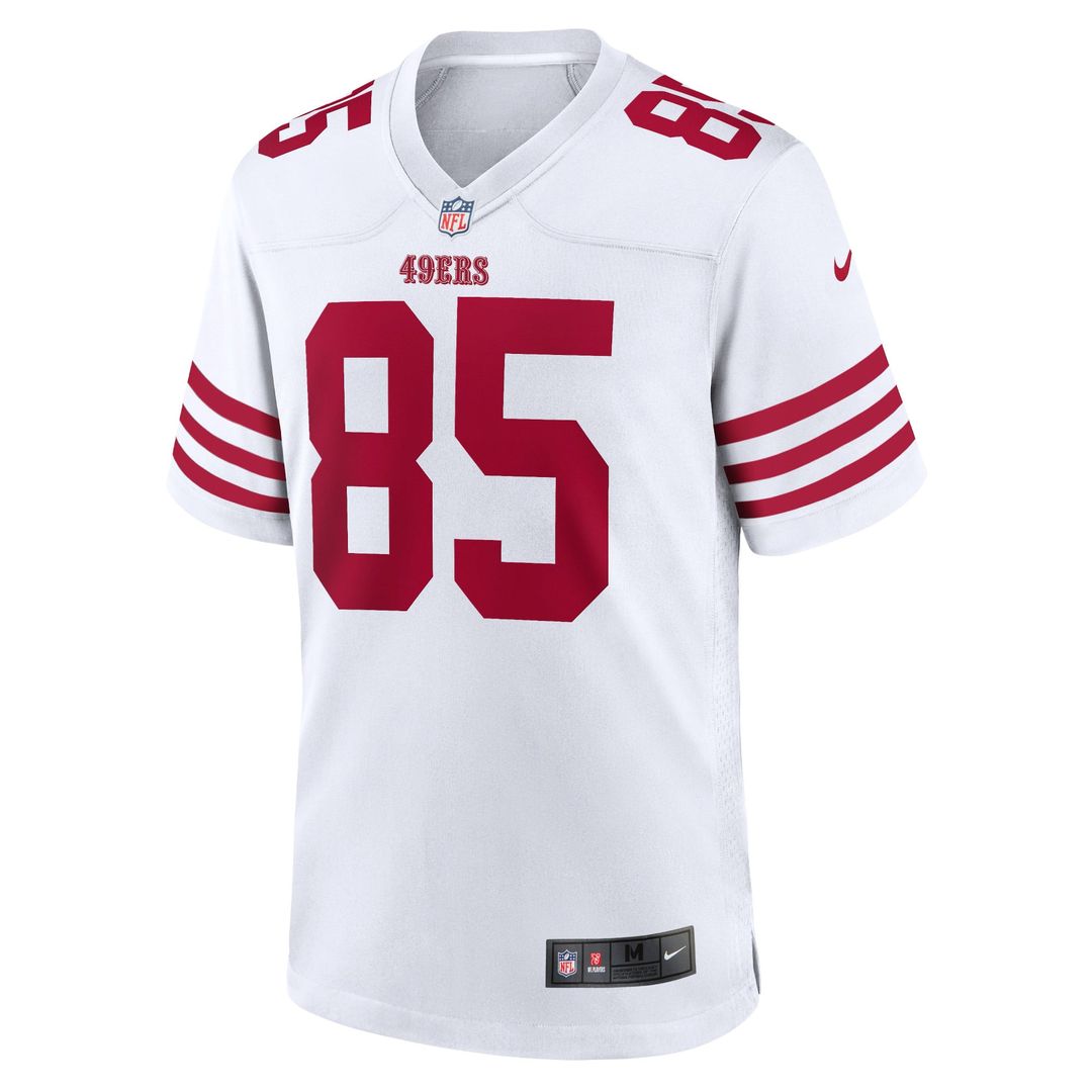 George Kittle San Francisco 49ers Player Game Jersey - White
