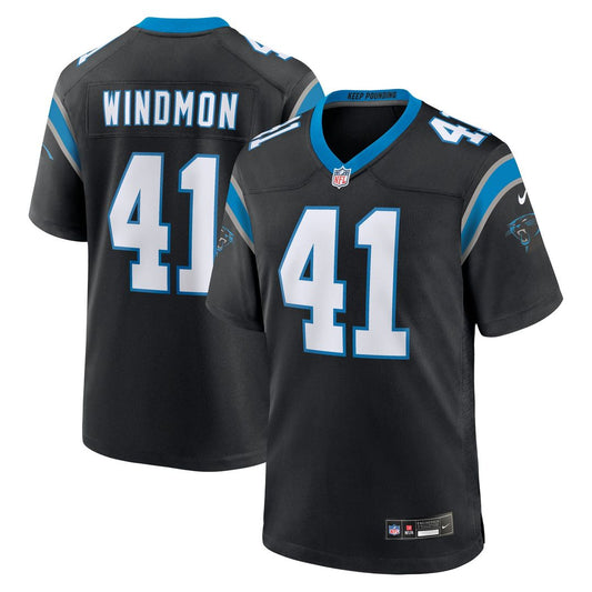 Jacoby Windmon Carolina Panthers Team Game Jersey - Black