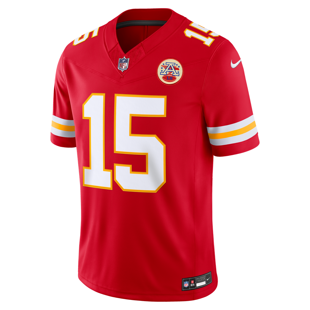 Patrick Mahomes Kansas City Chiefs Team Vapor F.U.S.E. Stitched Limited Jersey - Red