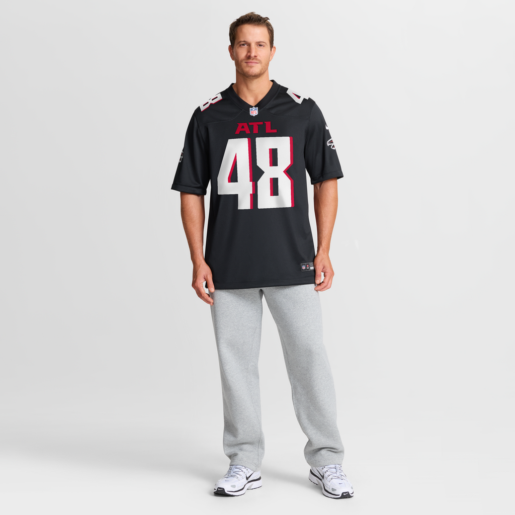 Bralen Trice Atlanta Falcons Team Game Jersey - Black
