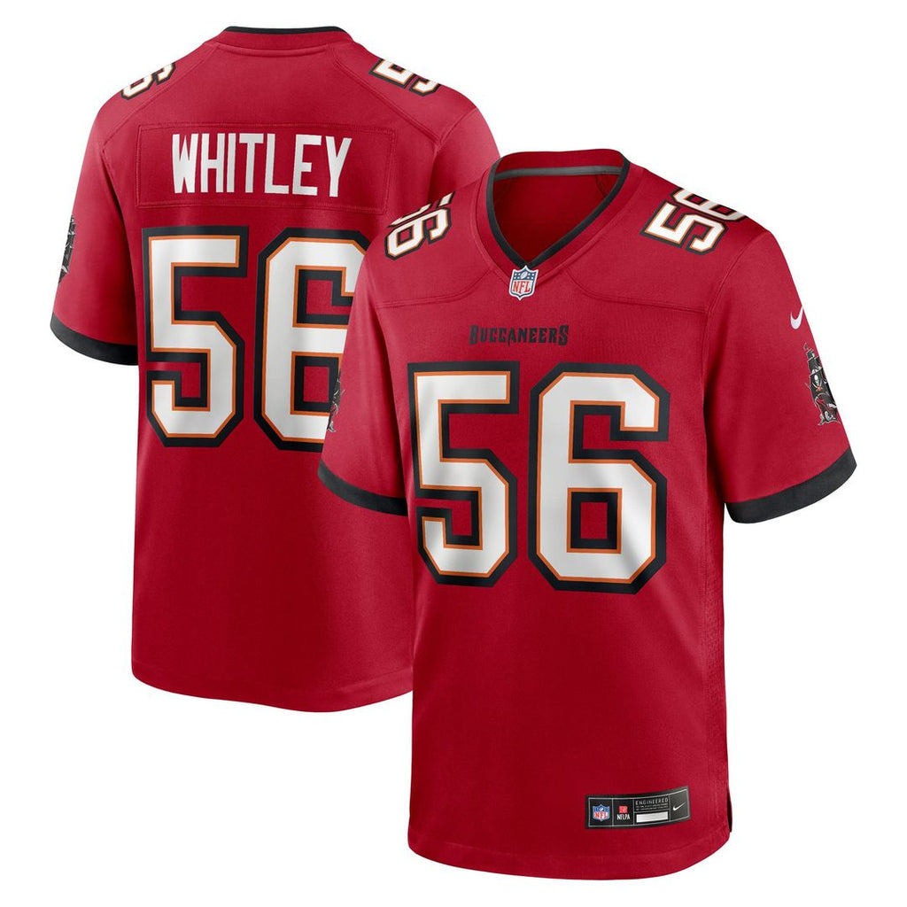 Benton Whitley Tampa Bay Buccaneers Team Game Jersey - Red