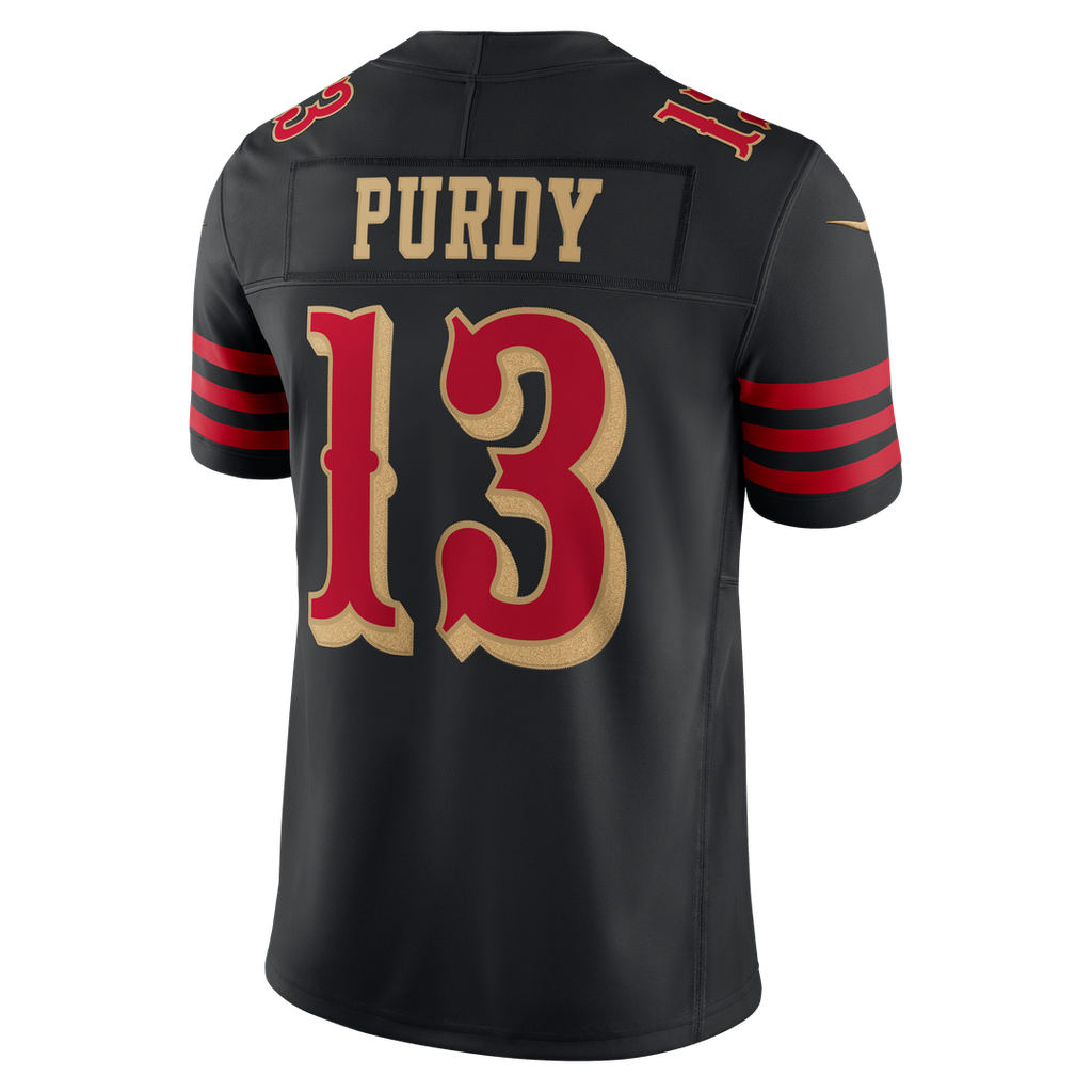 Brock Purdy San Francisco 49ers Rivalries Collection Stitched Limited Jersey - Black