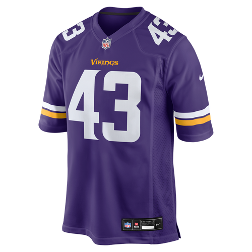 Andrew Van Ginkel Minnesota Vikings Team Game Jersey - Purple