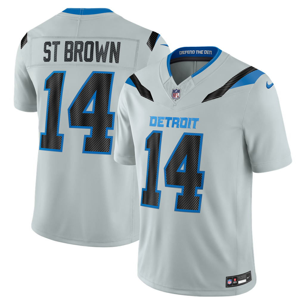 Amon - Ra St. Brown Detroit Lions 2026 Rivalries Collection Stitched Limited Jersey - Silver