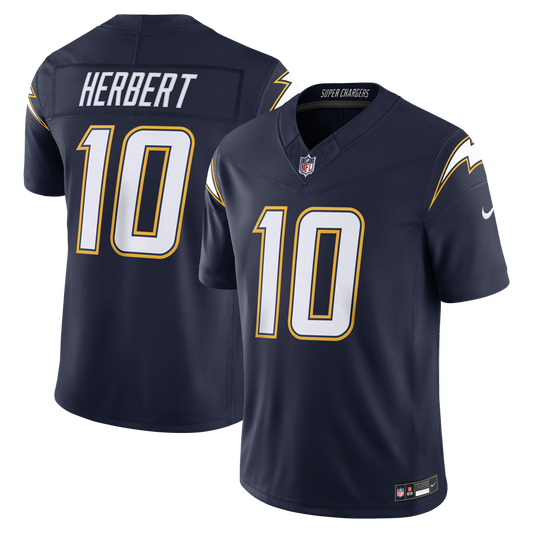Justin Herbert Los Angeles Chargers Alternate Super Chargers Vapor F.U.S.E. Stitched Limited Jersey - Navy