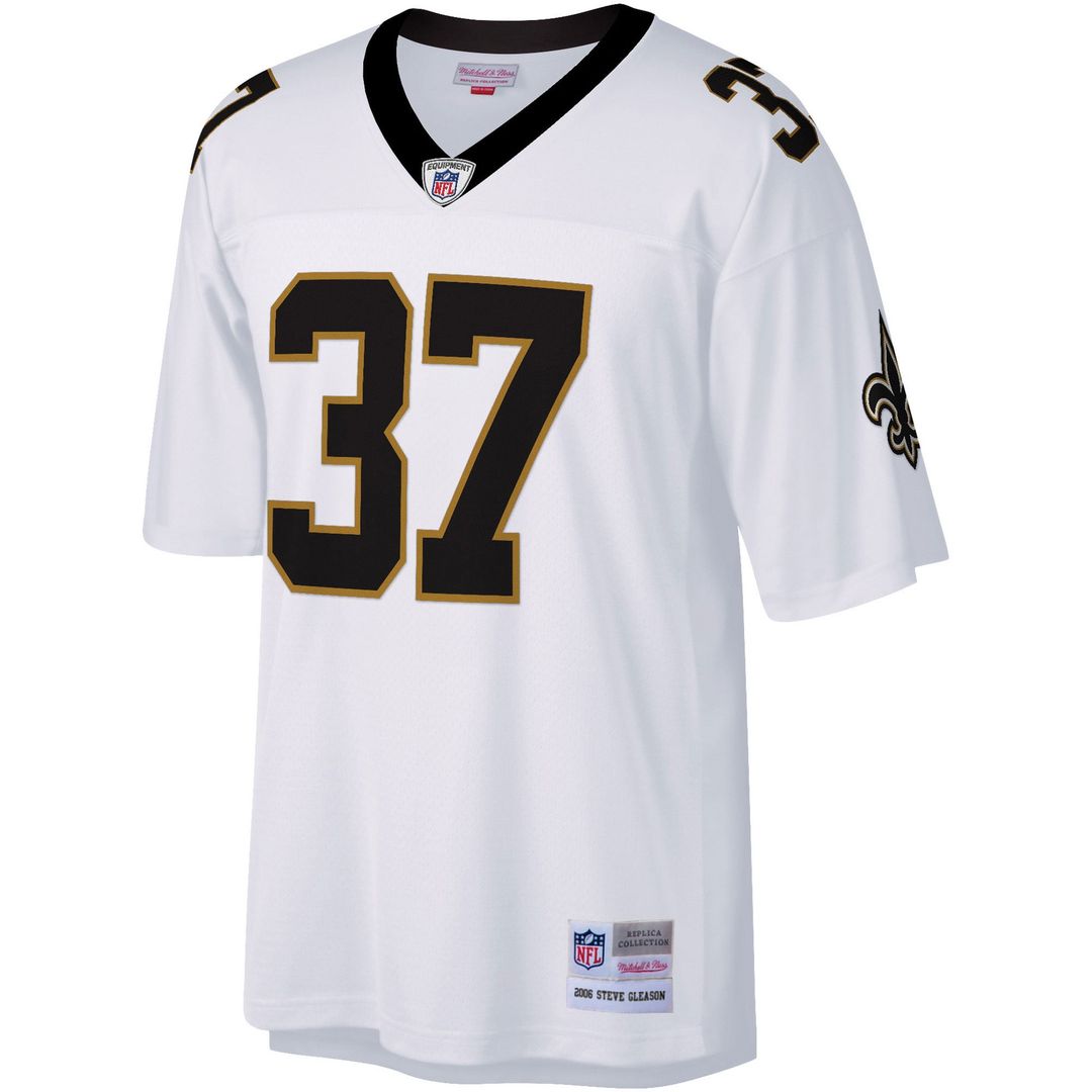 Steve Gleason New Orleans Saints Big & Tall 2006 Retired Player Replica Jersey - White