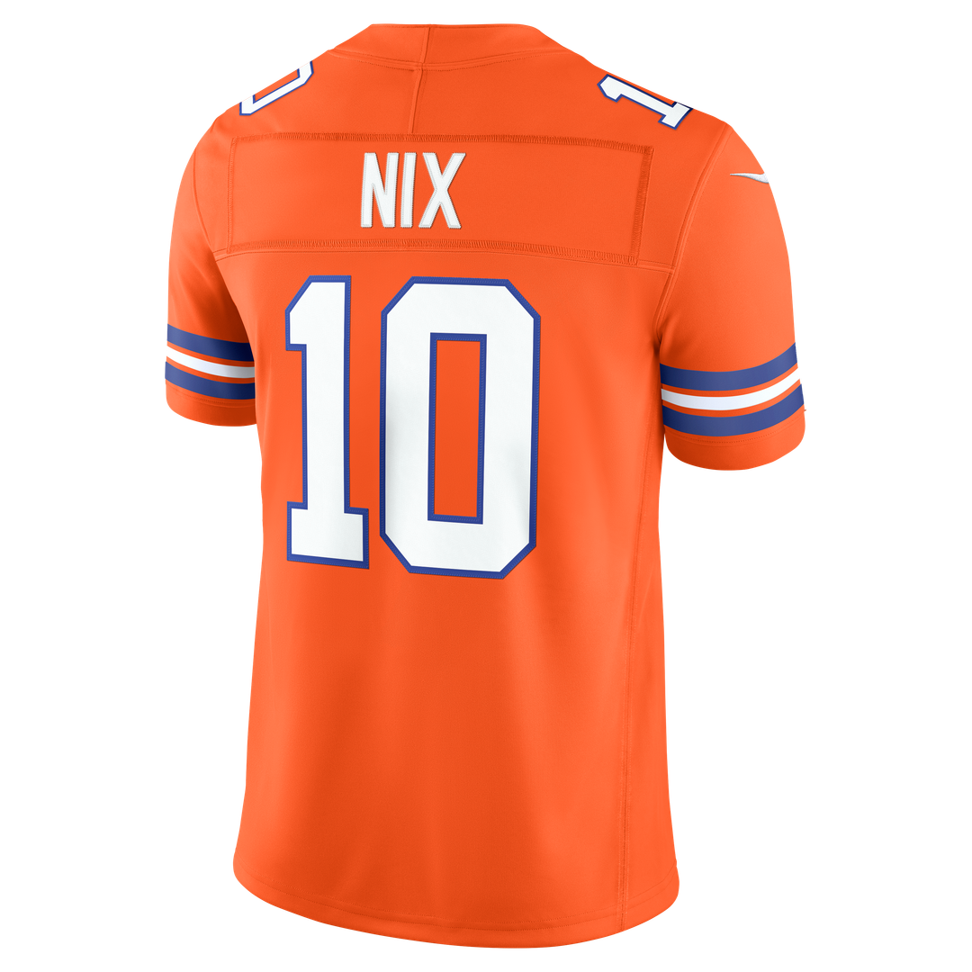Bo Nix Denver Broncos Vapor F.U.S.E. Stitched Limited Jersey - White