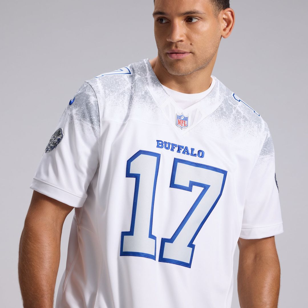 Josh Allen Buffalo Bills Rivalries Collection Stitched Limited Jersey - White