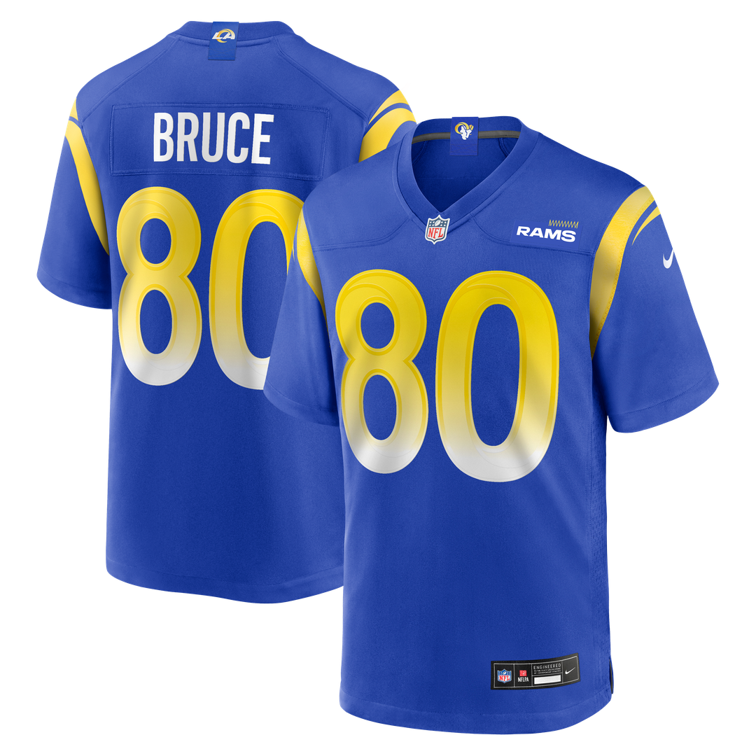 Isaac Bruce Los Angeles Rams Game Retired Player Jersey - Royal