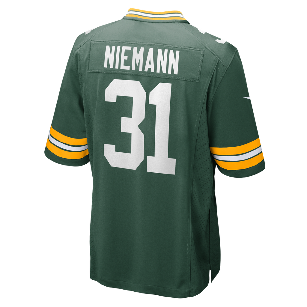 Nick Niemann Green Bay Packers Team Game Jersey - Green