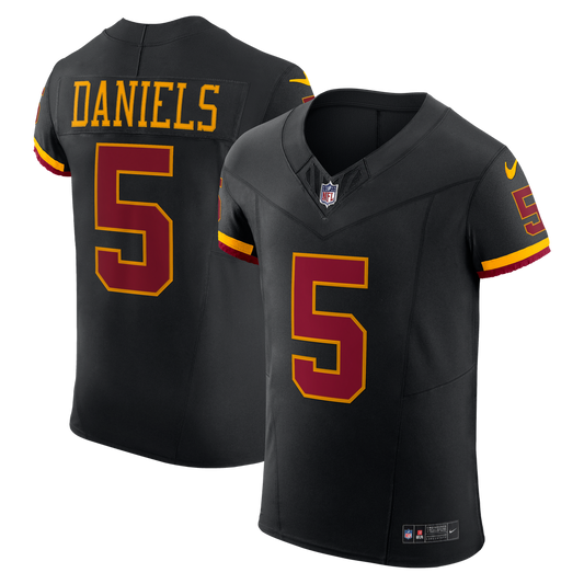 Jayden Daniels Washington Commanders Alternate Vapor F.U.S.E. Elite Jersey - Black