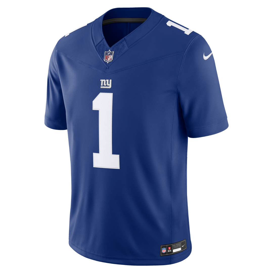 Malik Nabers New York Giants Team Vapor F.U.S.E. Stitched Limited Jersey - Royal