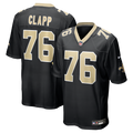 Will Clapp New Orleans Saints Team Game Jersey - Black