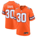 Terrell Davis Denver Broncos Retired Player Alternate Game Jersey - Orange