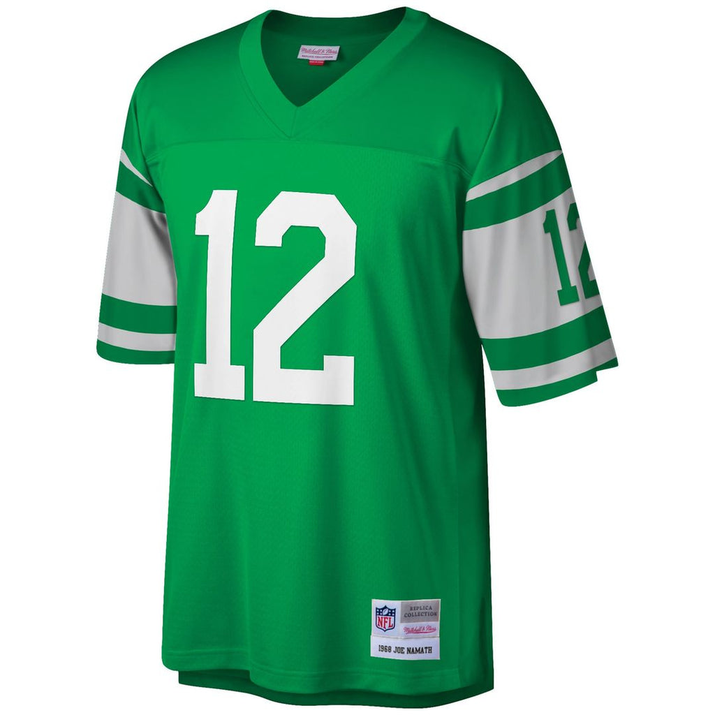 Joe Namath New York Jets Big & Tall 1968 Retired Player Replica Jersey - Green