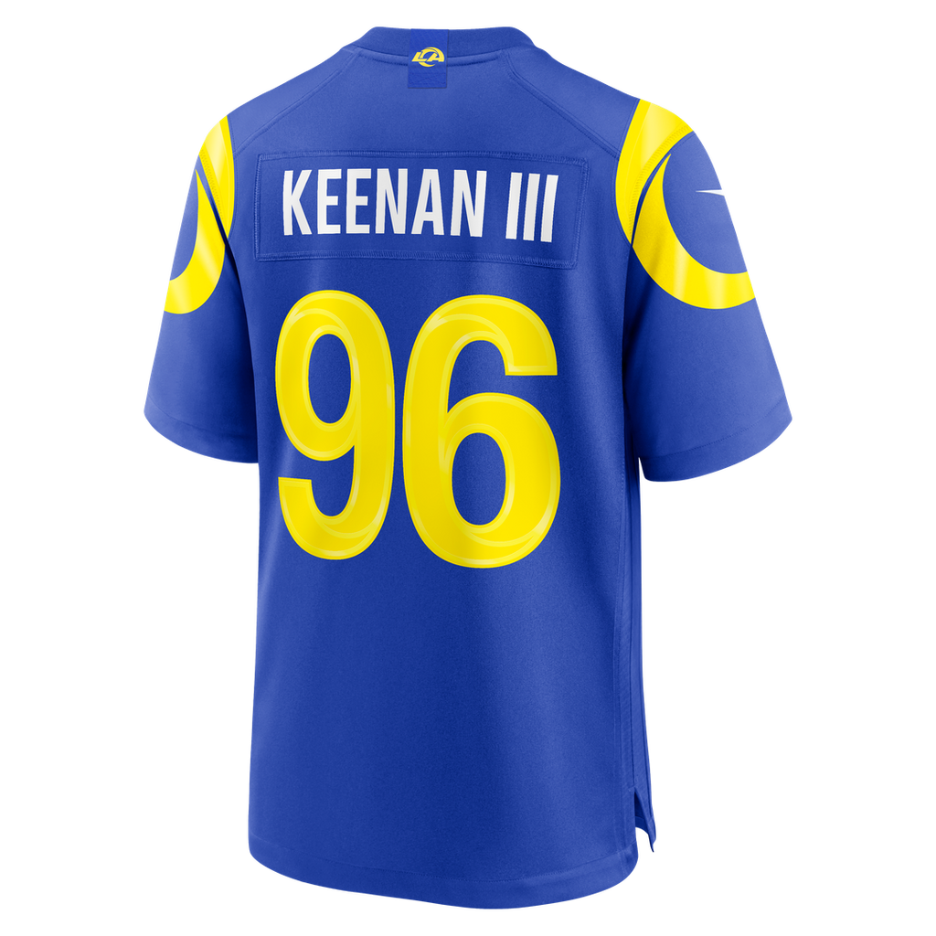 Tim Keenan III Los Angeles Rams Team Game Jersey - Royal