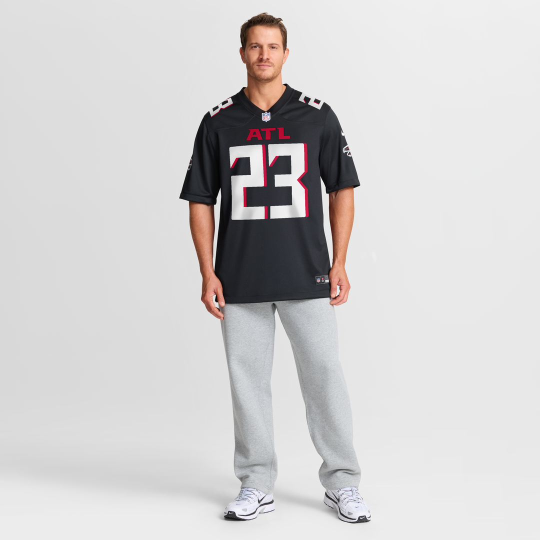 DeMarcco Hellams Atlanta Falcons Team Game Jersey - Black