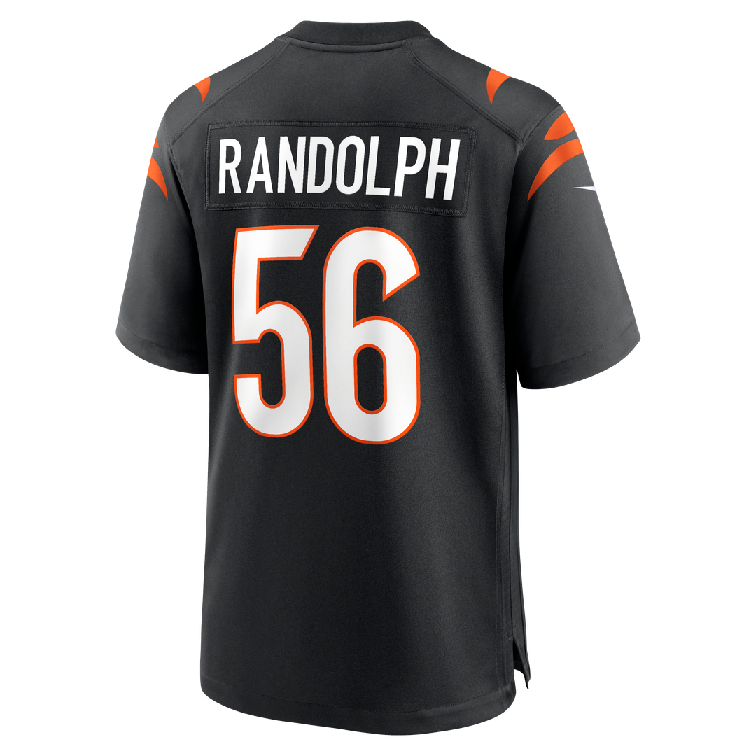 Garmon Randolph Cincinnati Bengals Team Game Jersey - Black