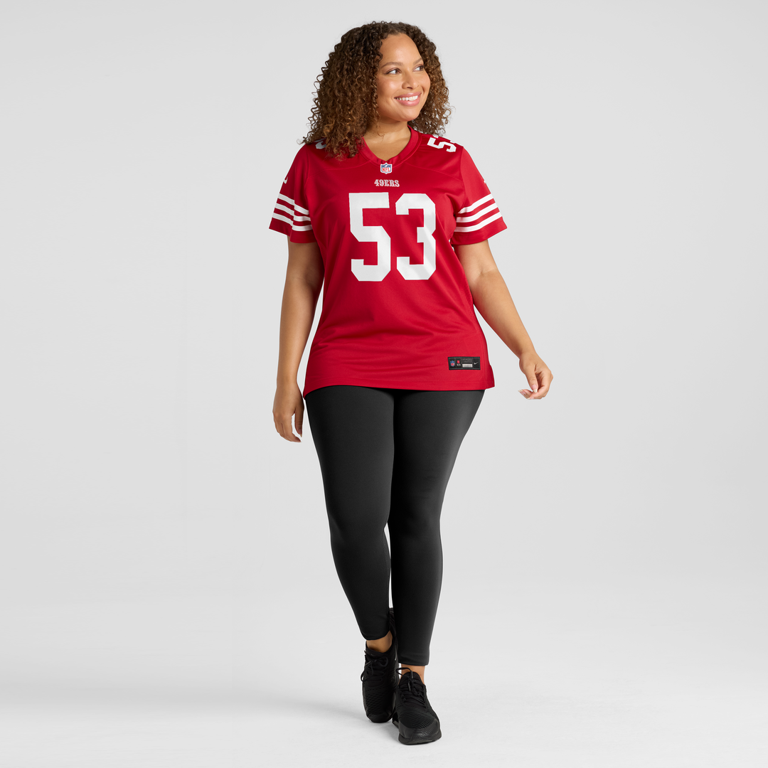 Jaden Dugger III San Francisco 49ers Team Game Jersey - Scarlet