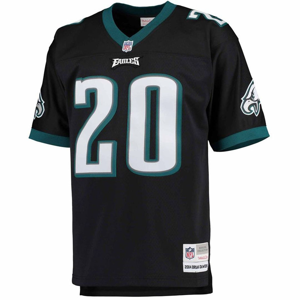 Brian Dawkins Philadelphia Eagles Big & Tall 2004 Retired Player Replica Jersey - Black