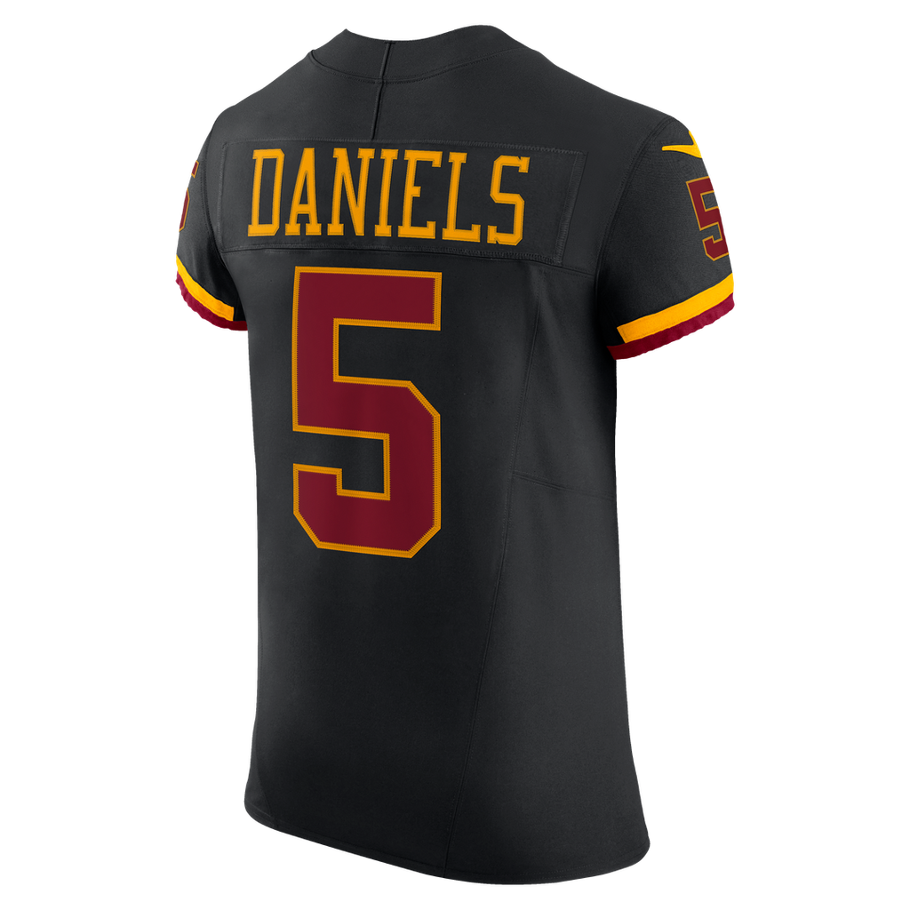 Jayden Daniels Washington Commanders Alternate Vapor F.U.S.E. Elite Jersey - Black