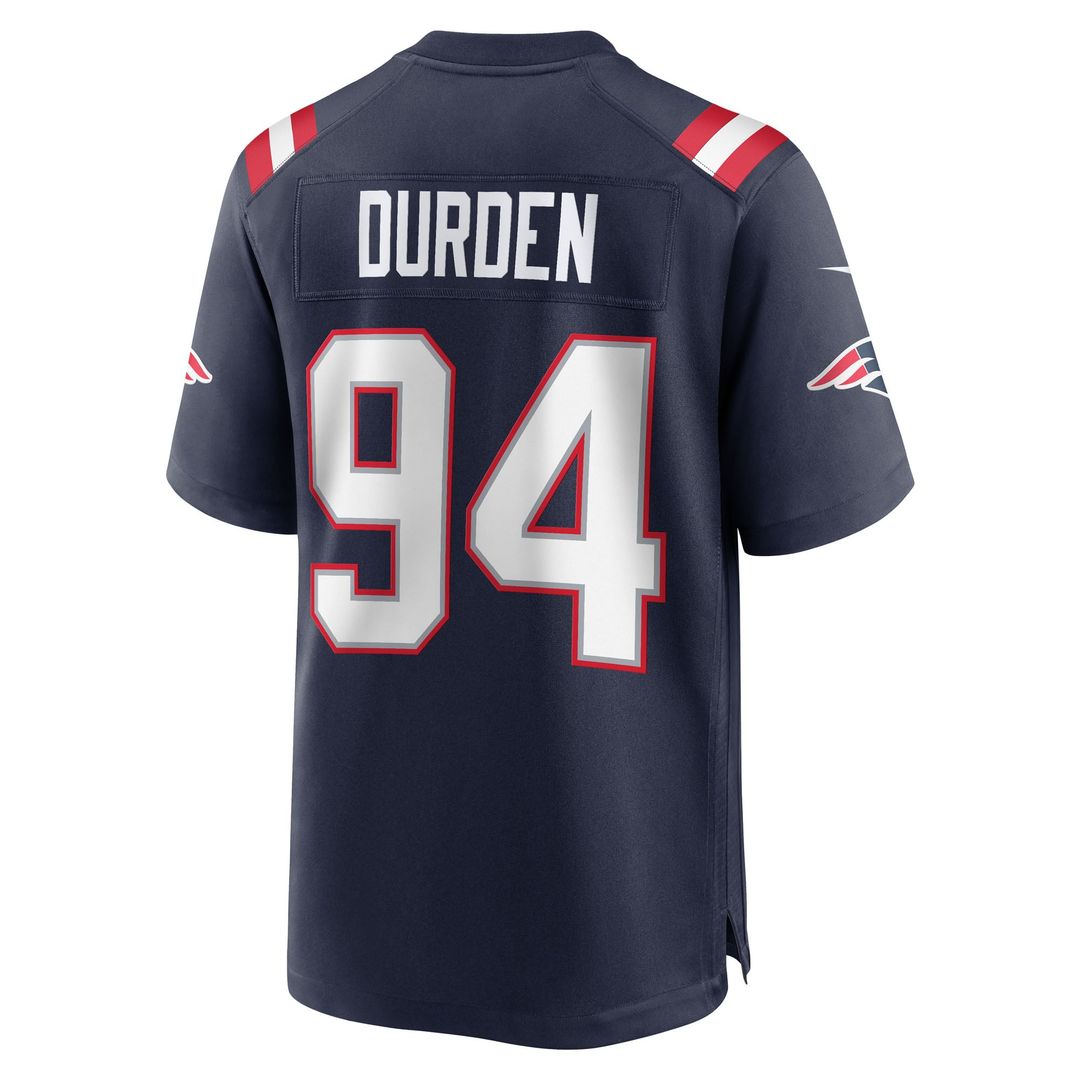 Cory Durden New England Patriots Team Game Jersey - Navy