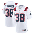 Rhamondre Stevenson New England Patriots Game Player Jersey - White