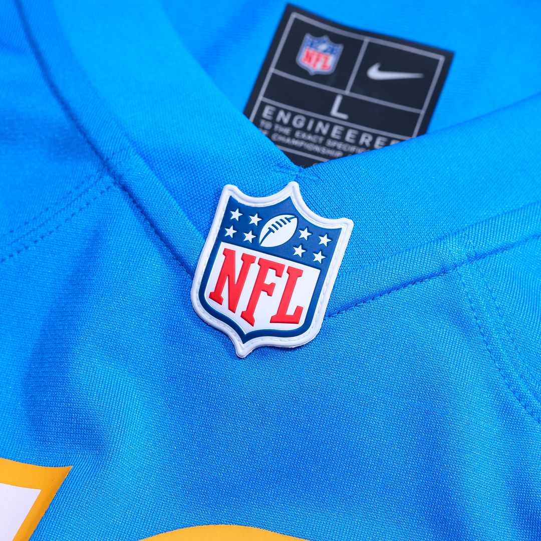 Junior Colson Los Angeles Chargers Team Game Jersey - Powder Blue